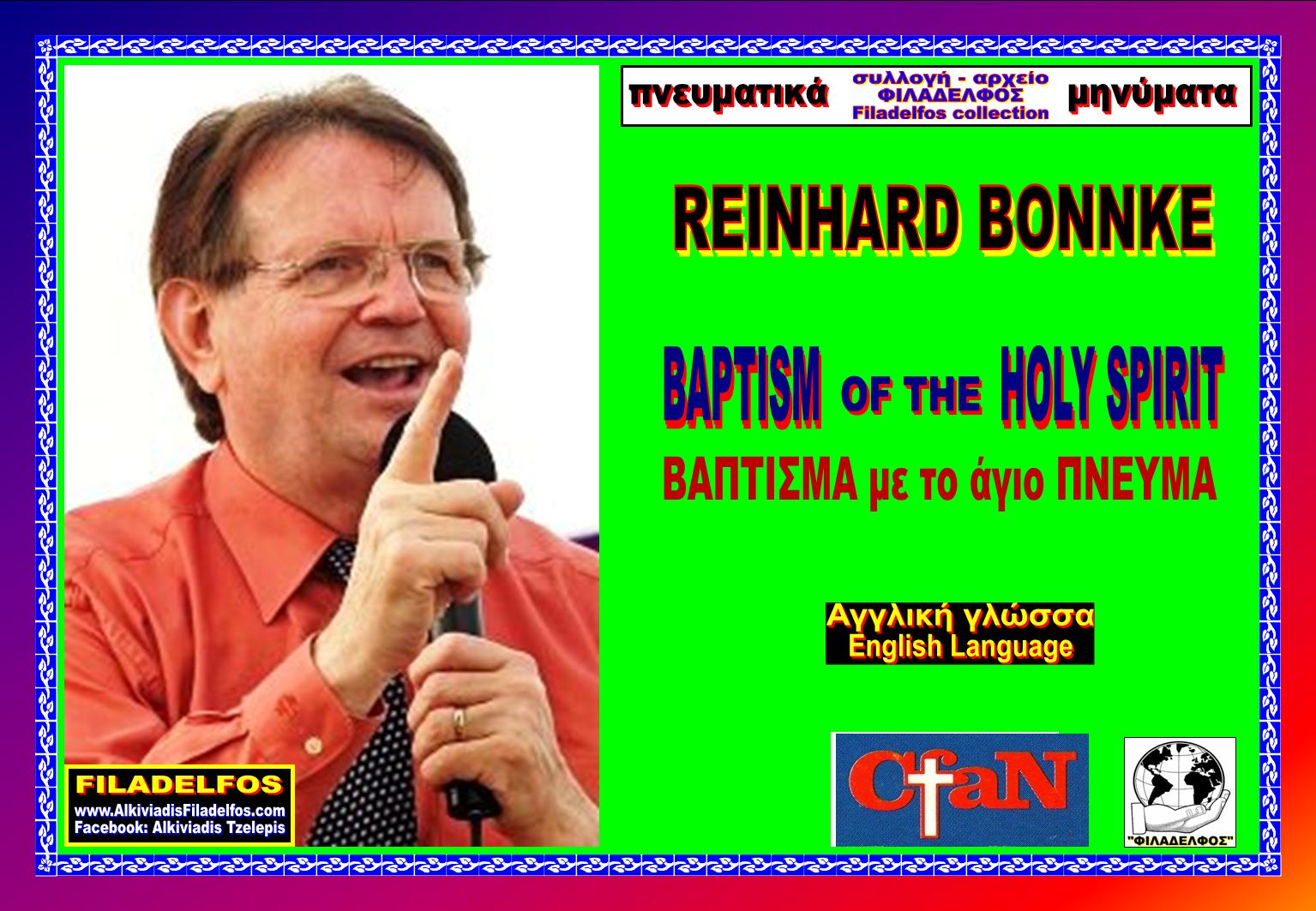 R. BONNKE The BAPTISM OF THE HOLY SPIRIT
