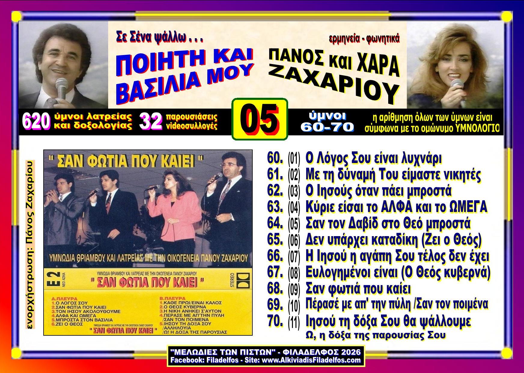 YouTube ΖΑΧΑΡΙΟΥ 05